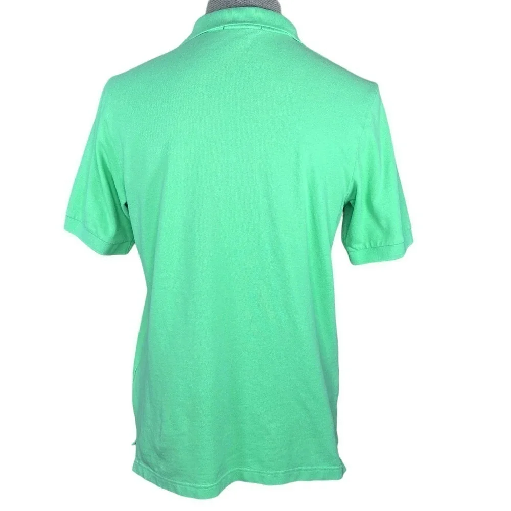 Daniel Cremieux Men’s Lime Green Cotton Polo Medium EUC